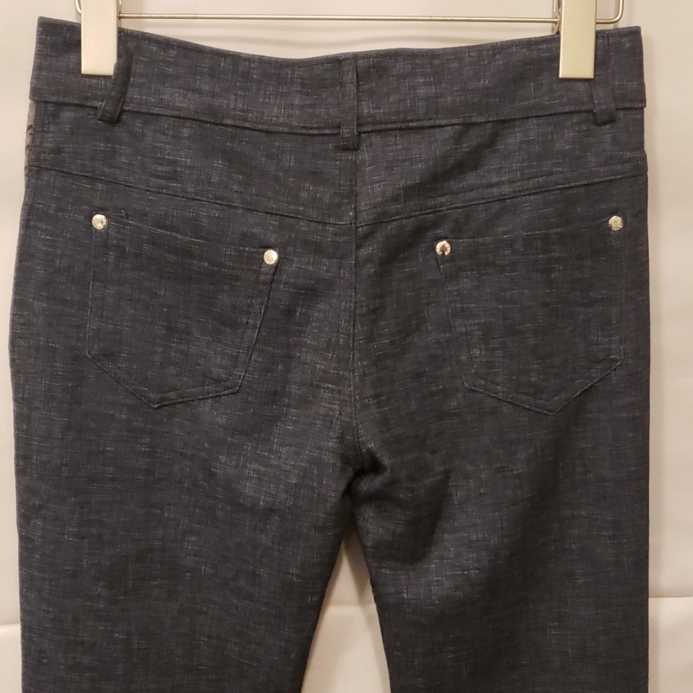 Houndstooth Plaid and Denim Jegging - Picture 5 of 9